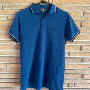 Men’s Ben Sherman blue polo shirt size small